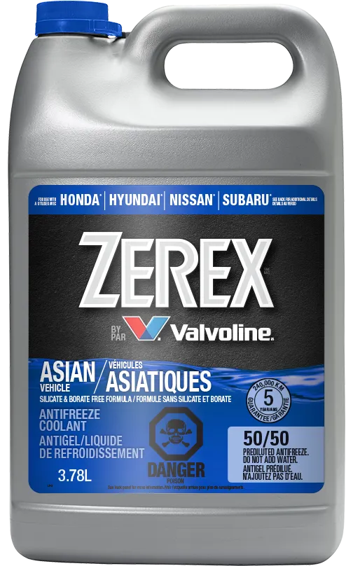 Zerex™ Asian Blue Vehicle Antifreeze / Coolant - Valvoline™ Global